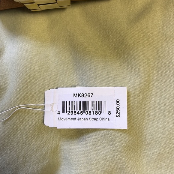 Michael Kors Gold Watch with Blue Face - Picture 13 of 13